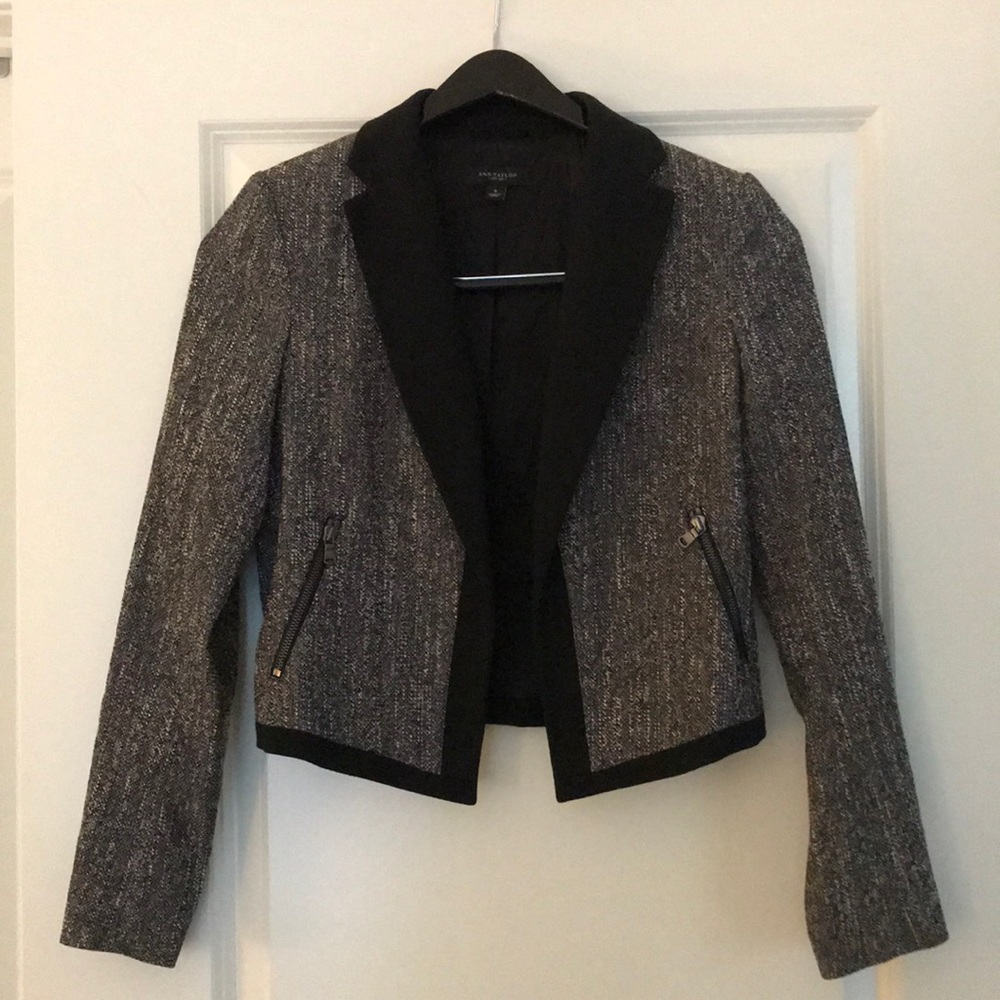 Ann Taylor Suit Coat Cropped